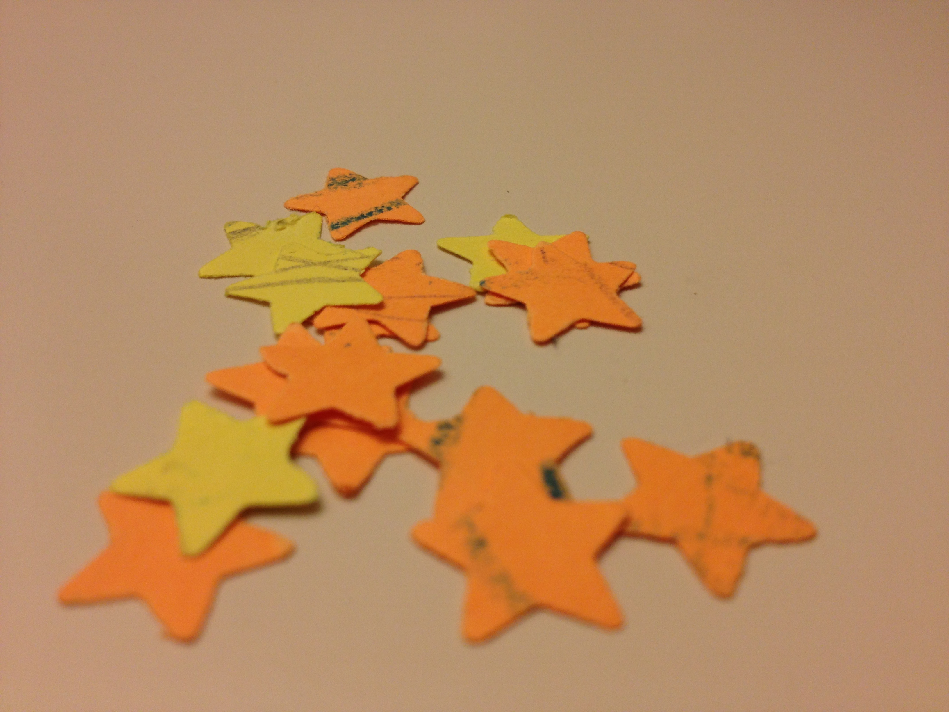 stars rendered by my daughter and I
