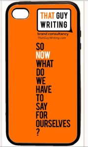 ThatGuyWriting Brand Consultancy iPhone case